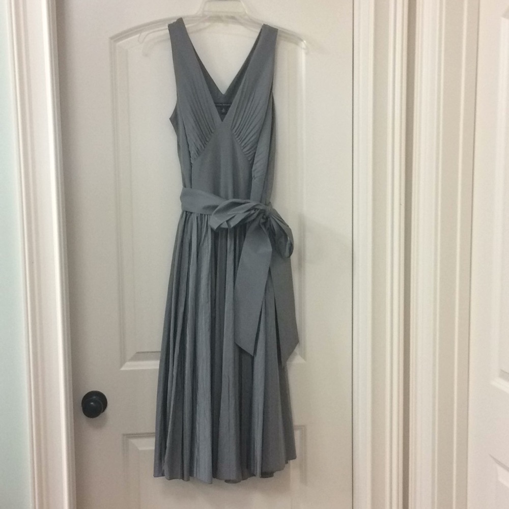 Banana Republic pewter cocktail dress